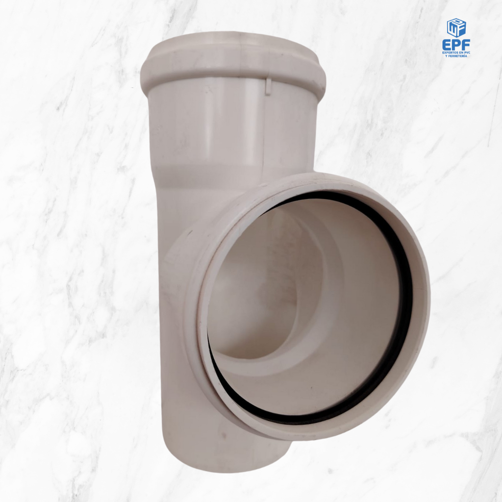 SANITARIO BLANCO TEE C/GOMA 160