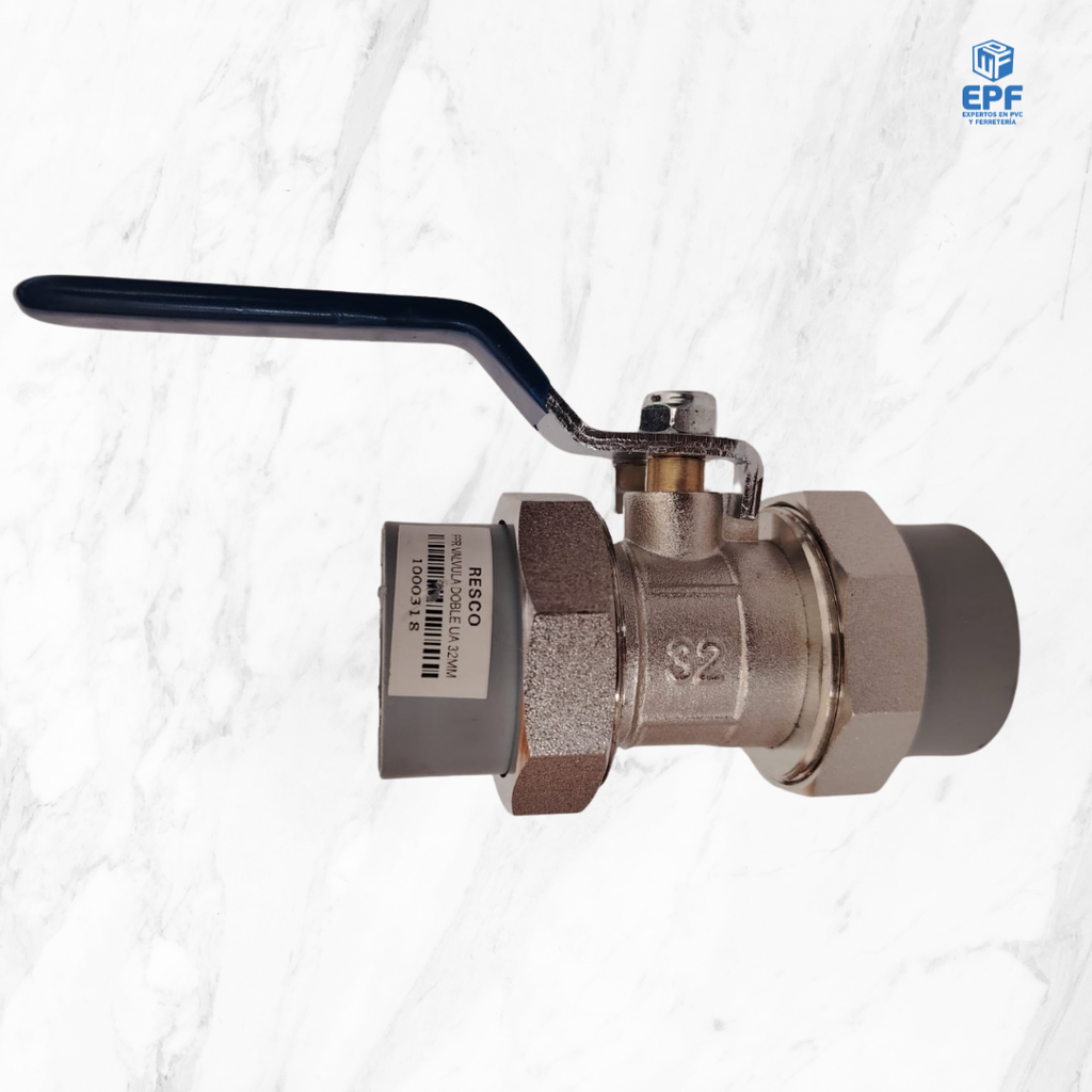 PPR VALVULA METALICA DOBLE UA 32MM