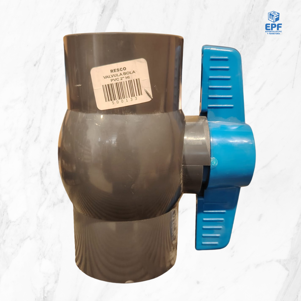 VALVULA BOLA pvc 2 HI