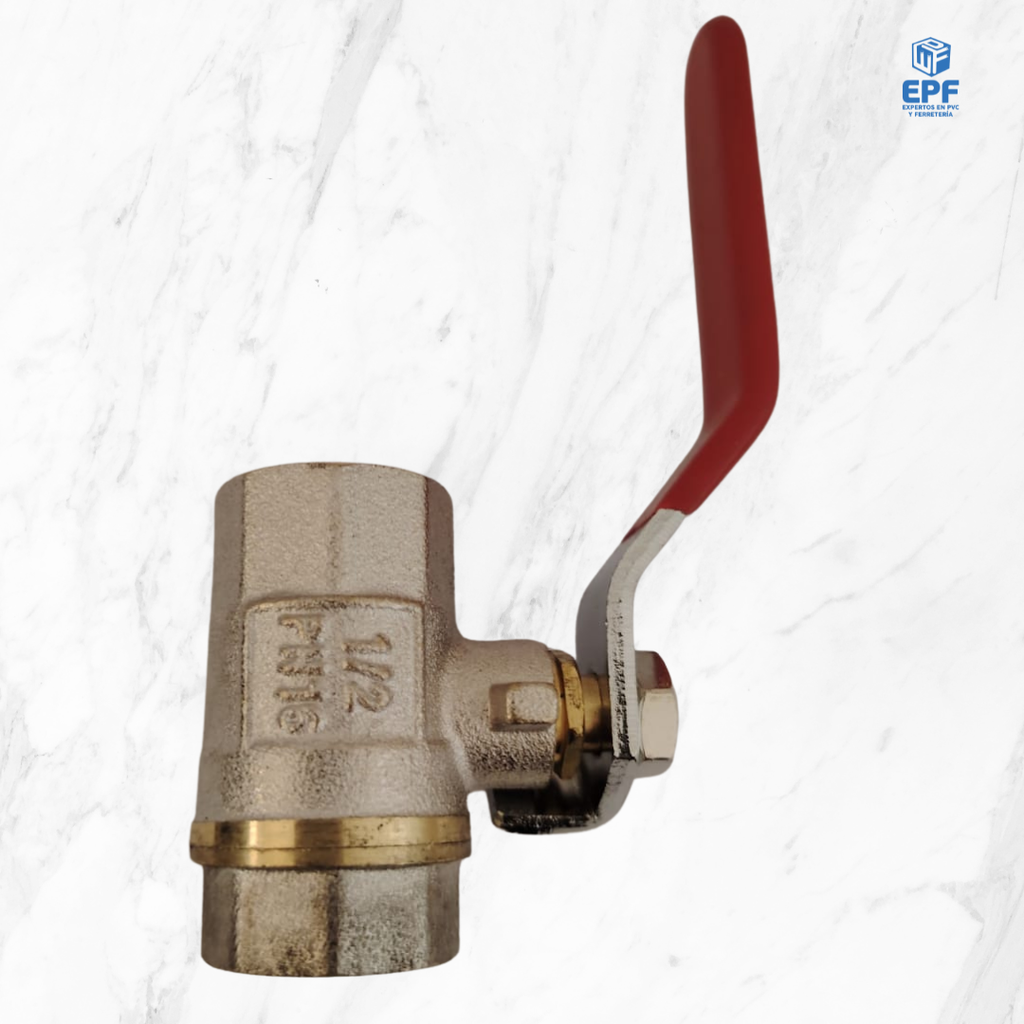 LLAVE BOLA PASO TOTAL 1/2P METAL HI HI
