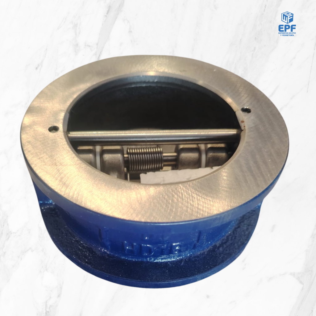VALVULA DUO KSB CHECK WAFER A-126/316/EPDM MONTAJE DIN 150PSI 4