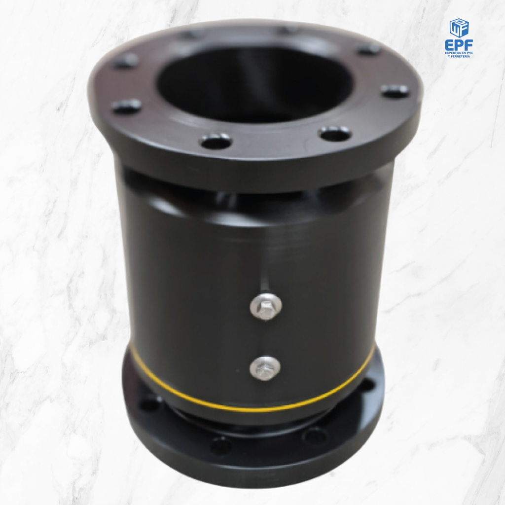 VALVULA RETENCION HDPE C/FLANGE DIN4