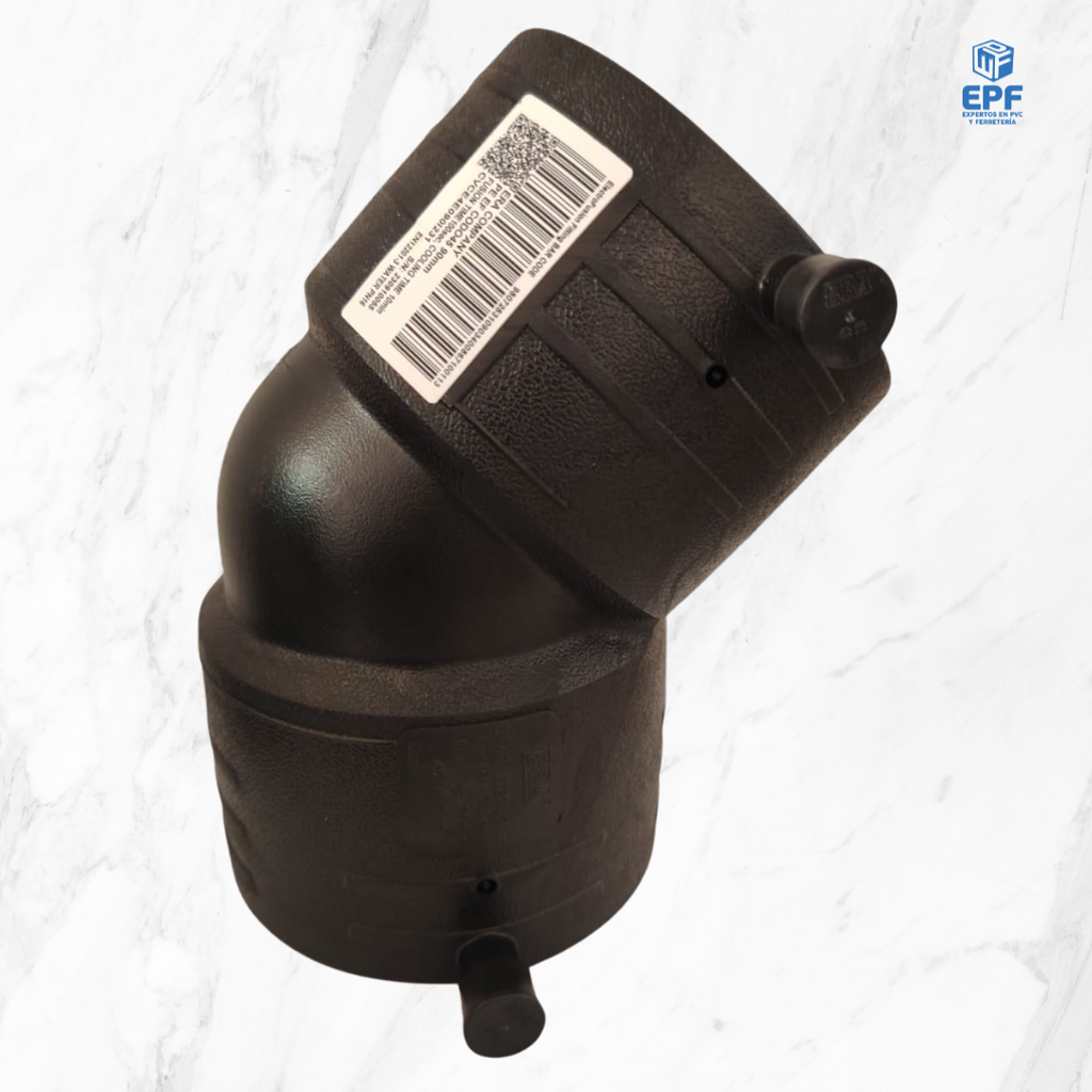 HDPE EF CODO 90X45° PN16