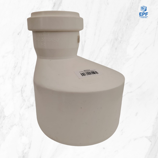 [100129] SANITARIO BLANCO REDUCCION C/GOMA 110X50