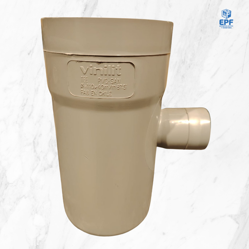 [300153] SANITARIO GRIS TEE REDUCCION 110X40