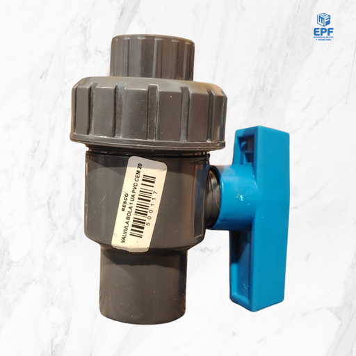 [500117] VALVULA BOLA 1 UA PVC CEM 20
