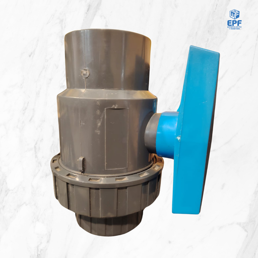 [500125] VALVULA BOLA 1 UA PVC CEM 90