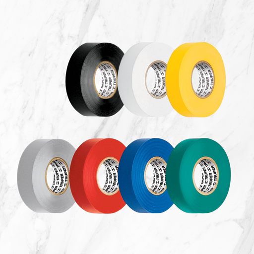 [5973] CINTA AISLA/ TRUPER BCA,NEG,VRD,ROJA,AZUL,GRIS 19MMX18