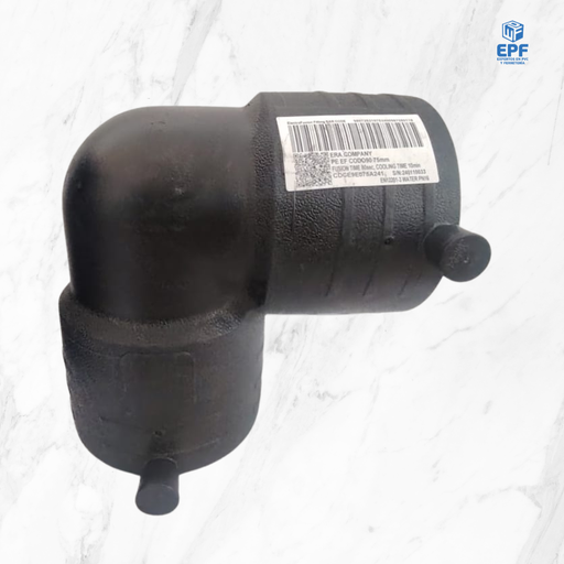 [1300121] HDPE EF CODO 75X90° PN16