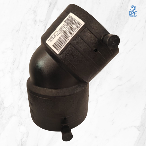 [1300132] HDPE EF CODO 90X45° PN16