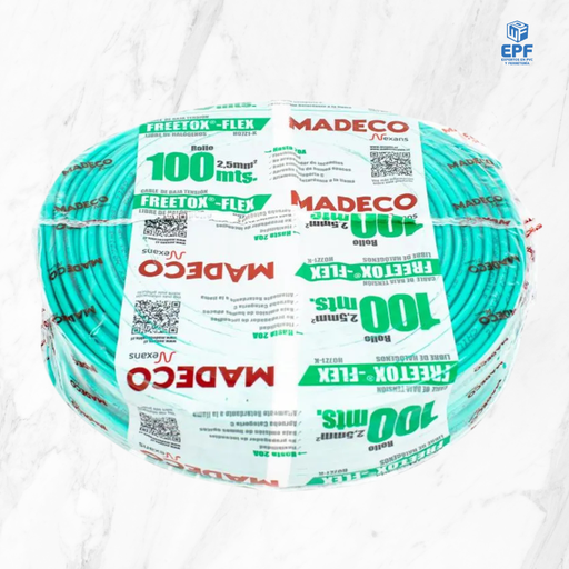 [35500271] CABLE L/HALOG 2.5 VERDE 750V 70G ROLLO 100MTS