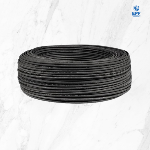 [35300271] CABLE L/HALOG 2.5 NEGRO 750V 70G ROLLO 100MTS