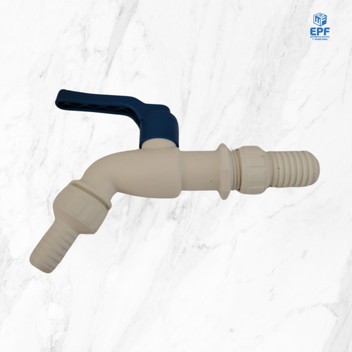 [18810000] LLAVE JARDIN PVC 1/2 TIPO BOLA DUKE